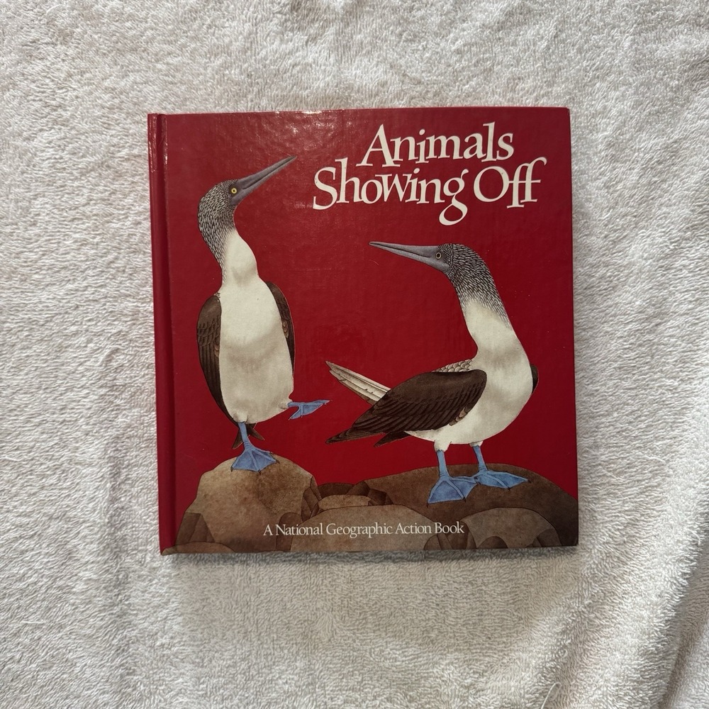 National Geographic "Animals Showing Off" Vintage Pop-Up Book